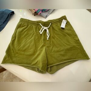 BDG Sage Green Comfort Shorts (Urban Outfitters)